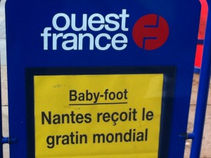 ouest france baby foot